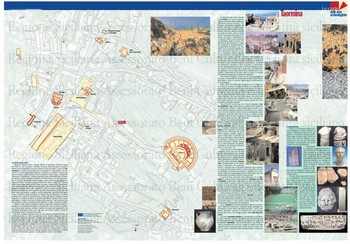 mappa archeologica taormina
